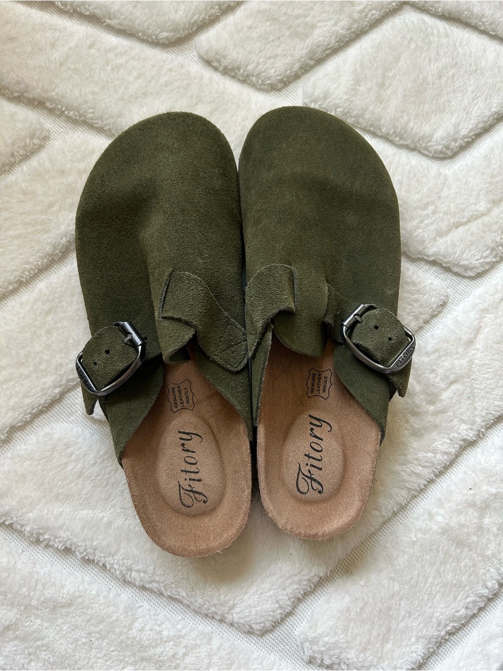 Fitory “Breathe” Comfortable Clog in Olive